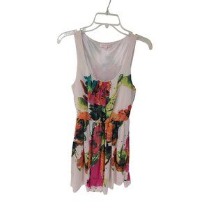 Margo & Sebastion Women's Sleeveless Mini Dress Floral Size S Floral